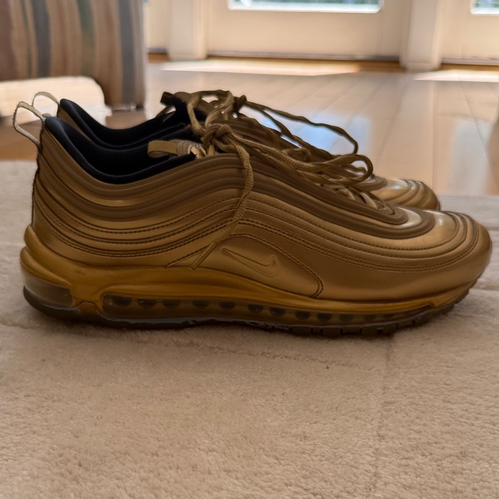Nike Men's Air Max 97 Triple Gold Men’s Sneakers CT4556-700 size 12